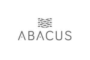Abacus logo in black and white
