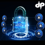 Image of a pad lock and text represent the Privacy Policy for the website with DP favicon